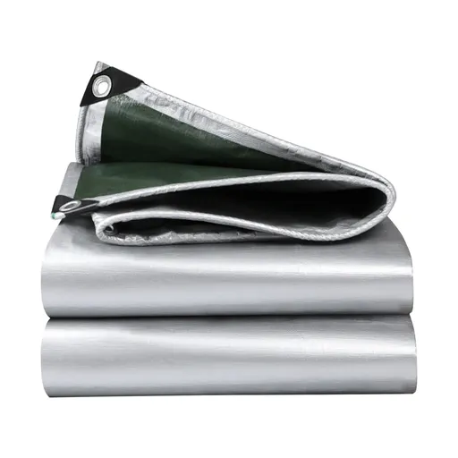 Heavy Duty Tarp Cover, Thick Tarps Waterproof Tear and Rip Proof UV Resistant Tarpaulin with Reinforced Grommets and Edges F