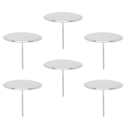 6Pcs Metal Cake Flower Nails for Frosting and Cupcake Decoration