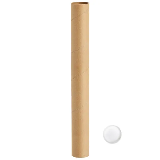 10PCS Round Kraft Paper Storage Tubes Cardboard Poster Document Shipping Tube - 90cm