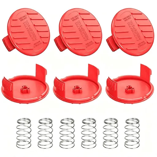 Replacement Spool Caps Replacement for Craftsman Cmcst900,Cmesta900,Cmeste920 String Trimmer,Weed Eater Spool Cap Cover for Craftsman Cmest913,Cmcst915,Cmcst930 String Trimmers 6 Pcs