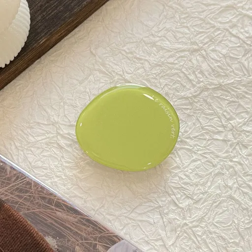 Simple Colorful Crystal Phone Grip Stand – Peridot Green