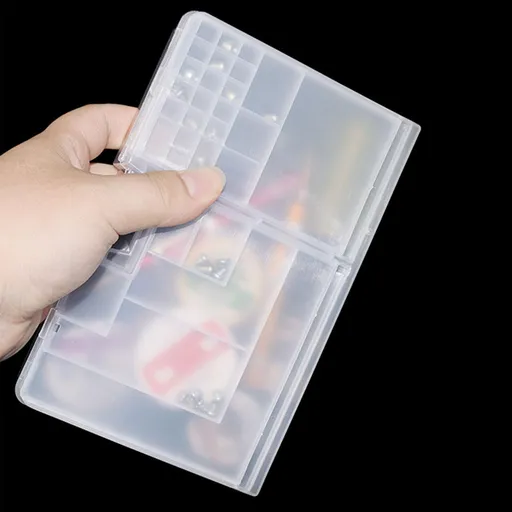 Plastic Lightweight Tool Storage Box Two-Layer Components Storage For Case Organizer Small Parts Tool Box
