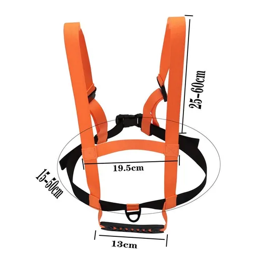 Kids Ski Training Harness Speed Control Adjustable Shoulder Strap Red