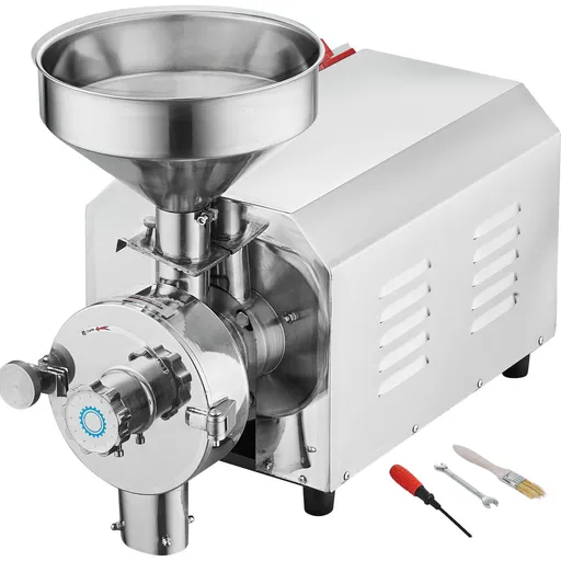Grain Grind Mill Grain Grinding Machine 3000W Food Processing Machinery