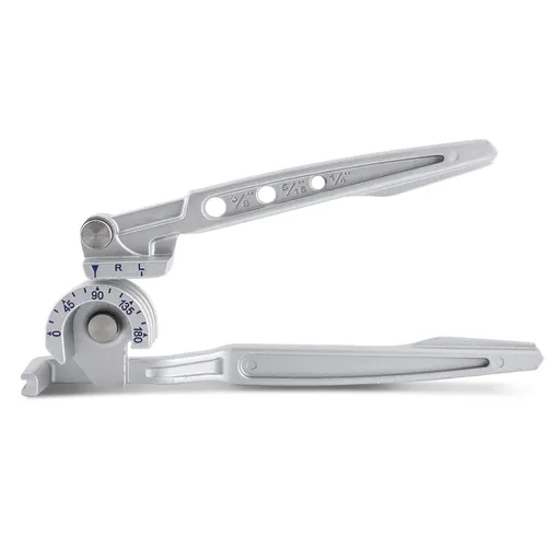 3-in-1 Tube Bender Tubing Brake line Bender for Soft Copper, Aluminum, Metal, Pipe Bender 180° (1/4" 5/16" 3/8")