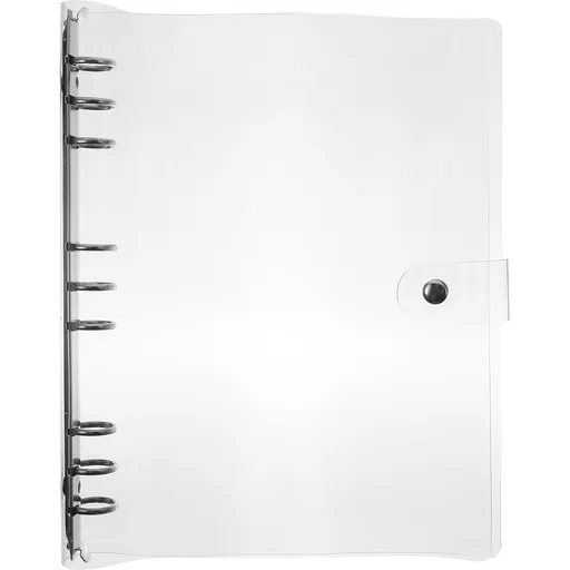 Planner Binder Cover For Notebook Protection 1Set 27X21.5X2.5CM Transparent