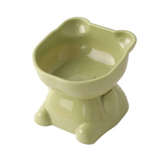 Silicone Slow Feeder Cat Bowl – Elevated Anti-Gulping Dish with Suction Cups, Adjustable Tilt Design for Dry/Wet Food, Whisker-Friendly & No Black Chin (BPA-Free)