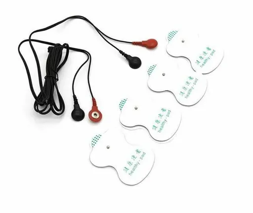 House Of Dasein Electro Shock Nipple Clamps Suction Sound Butt Plug Cock Rings Bdsm - Black - Pads