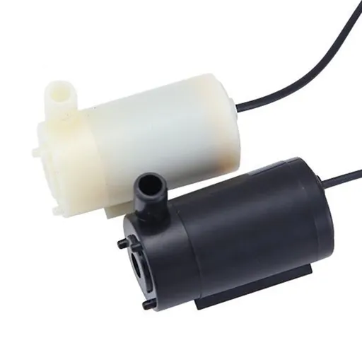 Small Water Pump Silent Submersible USB 5V 1m Cable Garden Outdoor Fountain Tool Black Smile Home Black