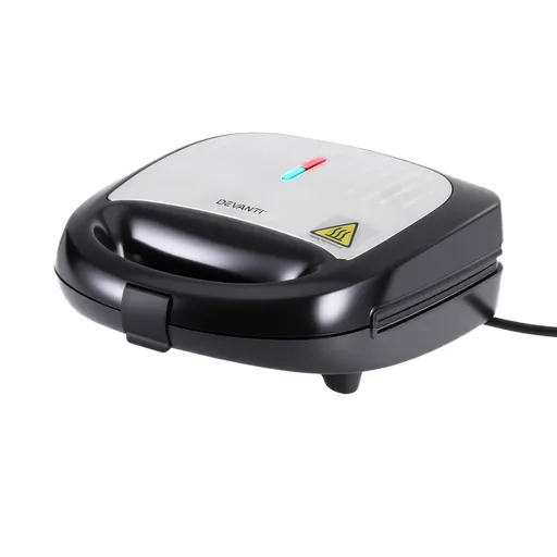 Devanti 3-in-1 Sandwich Press Waffle Maker Panini Press Grill 850W