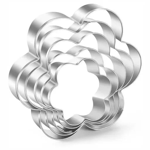 5 Pack Flower Cookie Cutters
