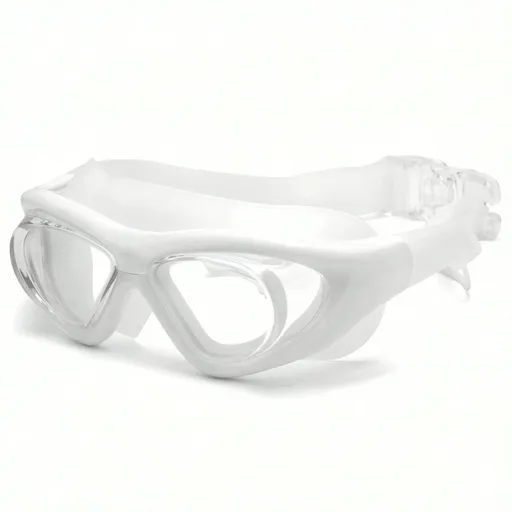 Nearsighted Swim Goggles,Anti Fog Shortsighted Swimming Glasses with Earplugs No Leak/ Protection Water Sports