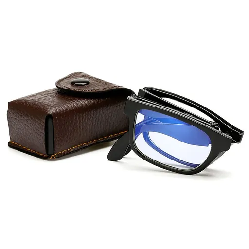 Reading Glasses,Computer Reading Glasses,Folding Reading Glasses, Portable, Automatic Smart Zoom, Adjustment Degree, Anti-Blue