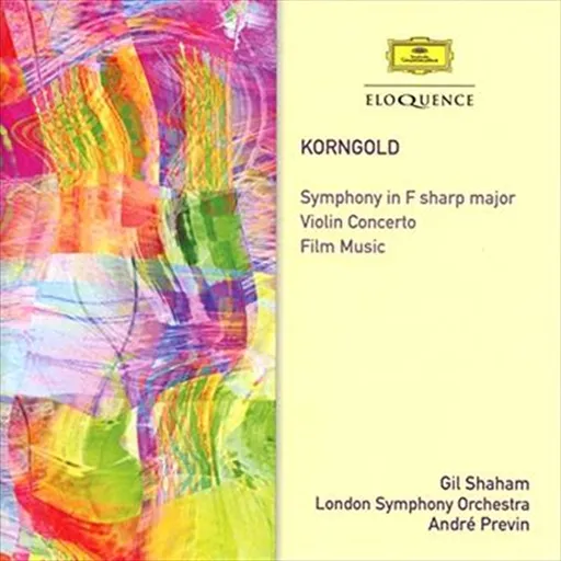 Korngold: Symphony: Violin Con - Shaham, Gil: Andre Previn Cd Album