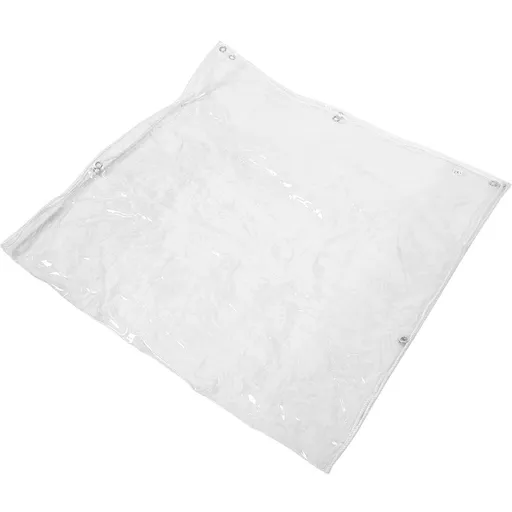 Heavy Duty White Tarp for Patio, Lawn, Vehicle Shade, Outdoor and Multipurpose Use