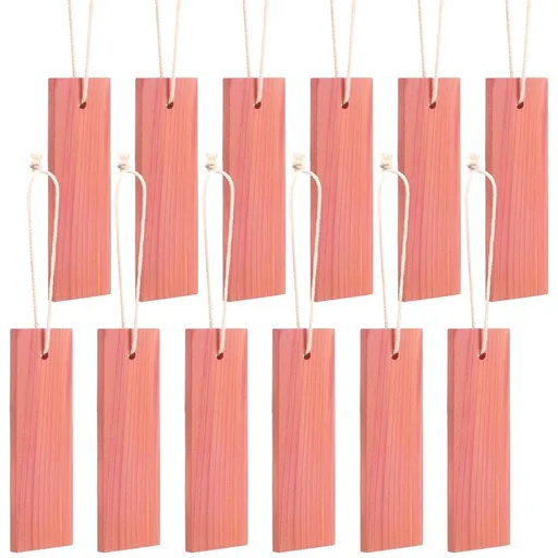 Cedar Blocks Long Lasting Fragrance Clothes Storage Cedar Block for Cupboard Cabinet Shelf 4.7x1.6x0.24 inch