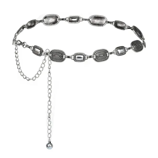 Western Metal Concho Belt for Women Cowgirl Chain Belts for Dresses Jeans Country Concert Outfit can be used for daily wear,