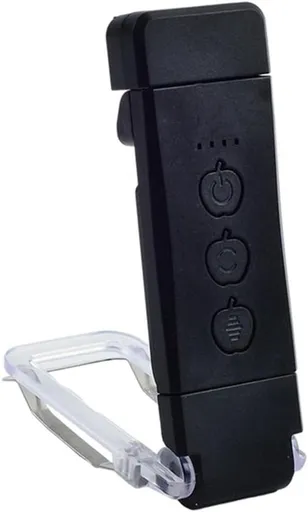 Boek Lamp - LED de Boek Lamp with Clamp - 3 Reading Light Modes - USB-C Rechargeable - Black