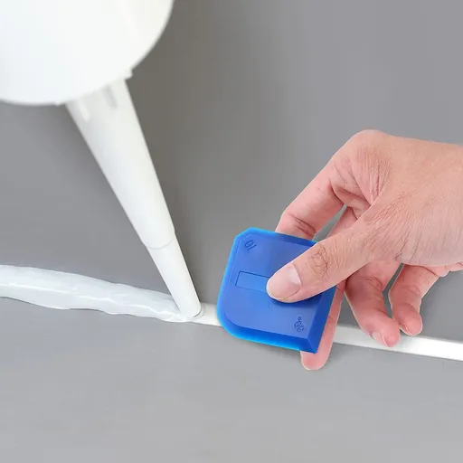 4 Pieces Silicone Caulking Tool Set Sealant Finishing Tool Grout Scraper Caulking Removal Tool for Kitchen Bathroom Floor Sink