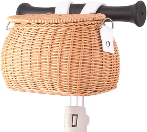 Removable Bicycle Handlebar Basket for Shopping and Daily Carrying, Lightweight Front Storage Basket for City Bikes
