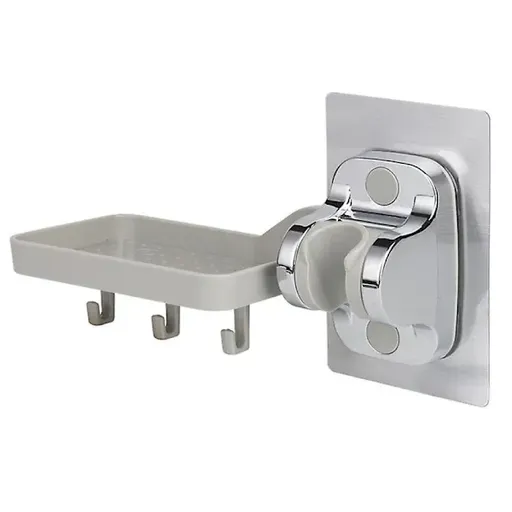 Hand Shower Holder Without Drilling Strong Adhesive Hand Shower Adjustable Angle (, waterproof protection, adjustable shower positioning