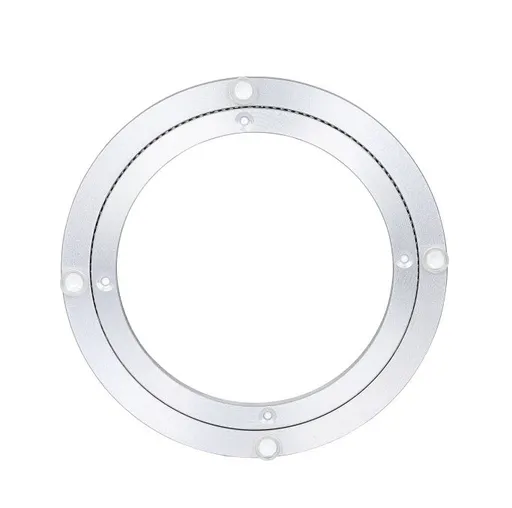 Aluminium Alloy Turntable Bearing, Heavy Duty Swivel Turntable Lazy Rotating Bearing Turntable Round Dining Table Smooth Swivel Plate Hardware (250mm - 10inch)