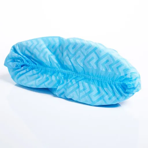 Shoe Covers Disposable Blue Boot & Shoe Covers. Reusable Premium Durable Booties with Non Slip Treads