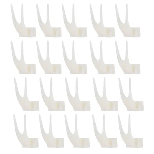 20PCS Bird Fruit Fork Plastic Birds Food Feeder Tool Pet Supplies Birdcage Accessory