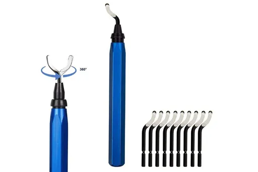 Deburring Tool with 10 High Speed Steel Blades Deburring Tool 3D Printing