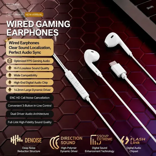 Type-C Wired In-Ear Earphones