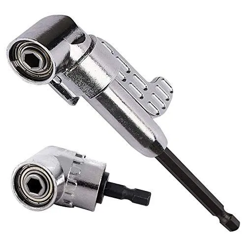 105 Degree Right Angle Drill Extension Hex Shank Magnetic Socket Right Angle Screwdriver Attachment Power Drill Adapters