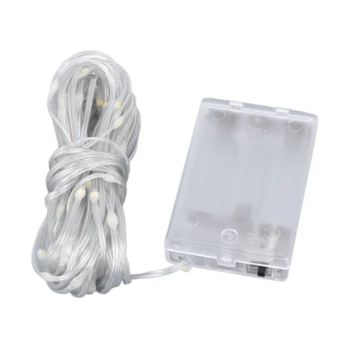 LED Curtain String Lights DIY 33 Feet Waterproof Warm Light Decorative String Lights for Outdoor