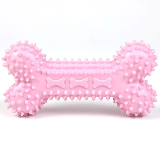 Rubber Bones for Dogs, Chew Dog Better Bones, Bite Force Dog Toy, Dog Toys for Puppies, Small-3 pcs