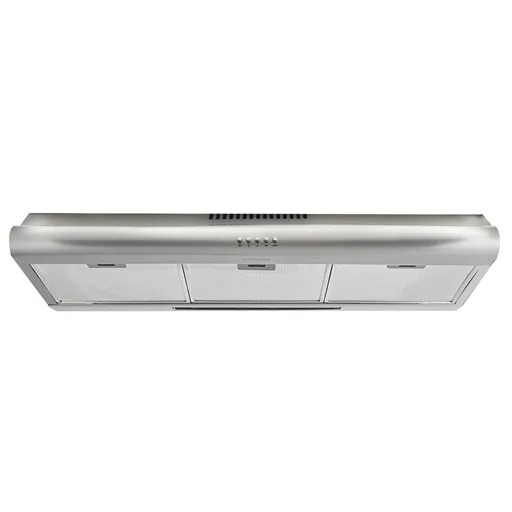 EUROCHEF 90cm Fixed Stainless Steel Rangehood, Quiet 3-Speed, 4-Layer Dishwashable Filters, Halogen Lights EFR90S