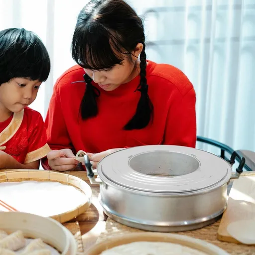 Kitchen Steamer Ring Adapter Practical and Stable Design for Home Use Plated Silver
