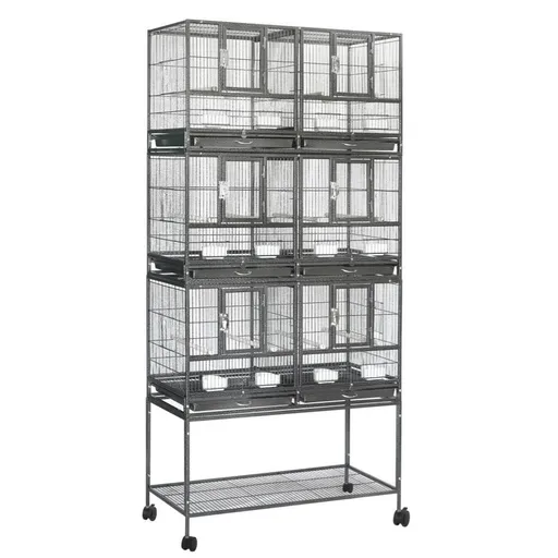 YES4PETS 208cm XXL Stackable Breeding Bird Budgies Aviary Cage