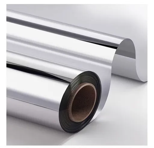 50*200cm Self-Adhesive PET Mirror Sticker - Unbreakable Soft Glass Mirror Film，Safety Soft Mirror - Cut-to-Size, High-Reflective Wall Decal for Bedroom, Wardrobe, Bathroom - Easy Peel-and-Stick Installation, No Drill Damage Space-Saving Design