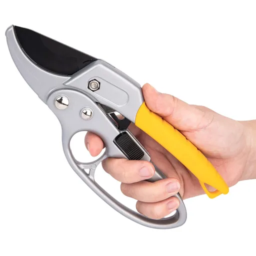 Ratchet Pruning Shears Heavy Duty,Ratchet Pruner Ratchet Clippers with Reinforced Design Handle Work 3 Times Easie