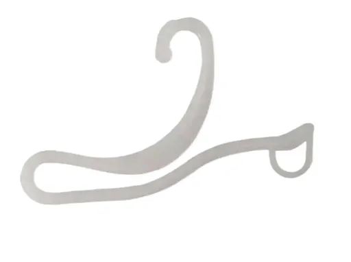 5 sets of white socks with plastic large hooks, female socks with dragon hooks, male socks with large hooks, geometric irregular hooks, sock hooks