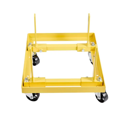 Engine Stand, 340 KG Load Capacity Engine Motor Stand with Adjustable Width & Length, Heavy-Duty Steel Motor Holder with 4 Swivel Casters and 2 Ratchet Straps, Suitable for Most Engines