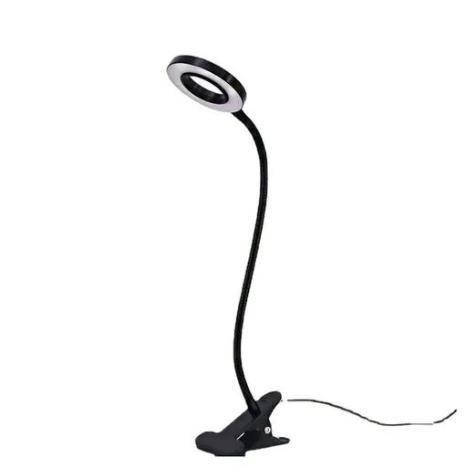 LED Reading Light, Dimmable Clamp Light for Bed Headboard, Bedroom, Office, 3 Modes & 9 Dimming Levels, Flexible Clip Desk Lamp