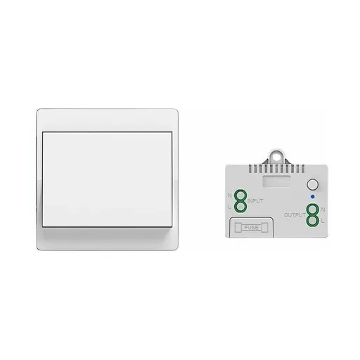 Self Powered Wireless Wall Remote Control Transmitter Waterproof No Battery Switch for Lights and Appliances