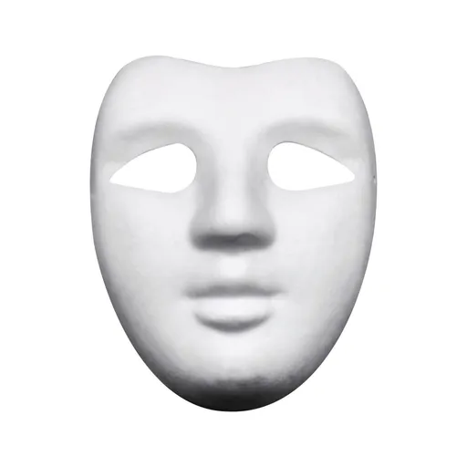 DIY Crafts White Mask 10Pcs Blank Paper Mask for Painting Decorating Halloween Carnival Masquerade Party Art Craft Supplies 8.7x7.1in