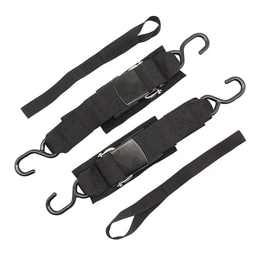 Transom Tie Down Straps – Heavy-Duty Boat Trailer Straps for Bass Boats, Jet Skis & More, Secure Fit, Easy to Use - Marine Boat Accessories