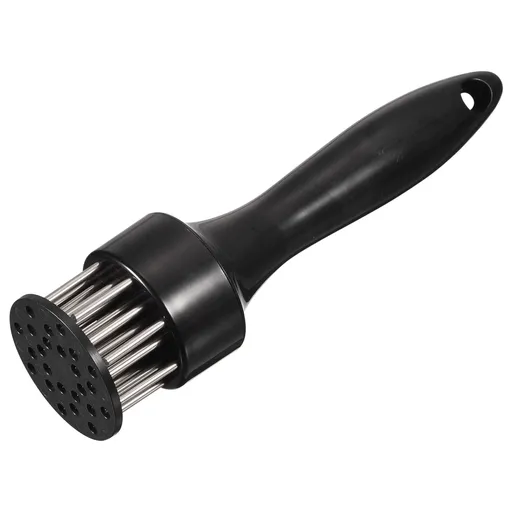 Meat Tenderizer Stainless Steel Needle Super Sharp Blade Tenderizer for Tenderizing Beef Chicken Steak Veal Pork (black)