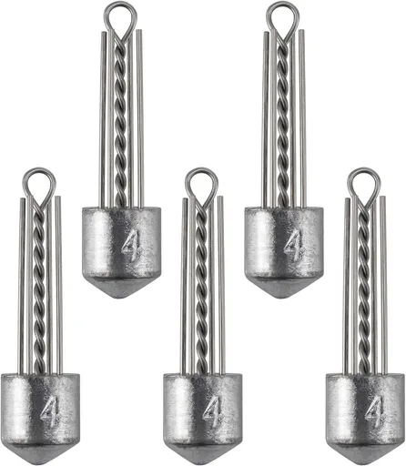 5 Pack Spider Surf Fishing Weight Sputnik Sinker 1oz-8oz Saltwater Beach Casting Sea Bottom Holder - 4oz-5