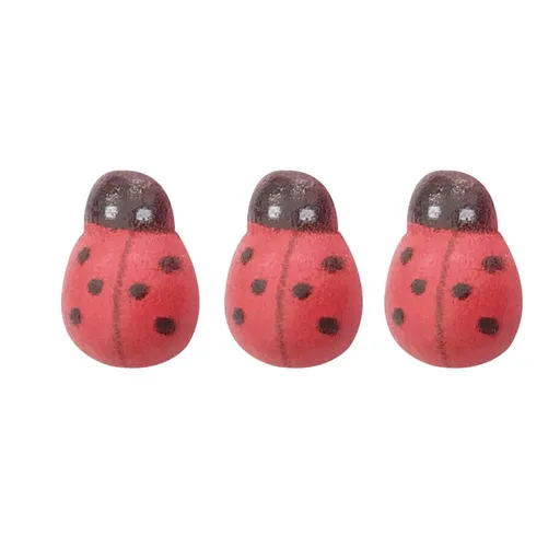 200 Pcs Mini Ladybug Decorations for Bonsai, Flower Pots, Landscape, Toy Animals, Figurines, Garden and Home Decor