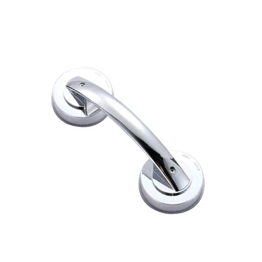Suction Grab Bar, Portable Suction Handle Bar Suction Grip Bar for Window Door Drawer Cabinet Mini Fridge Grab Puller (Silver)