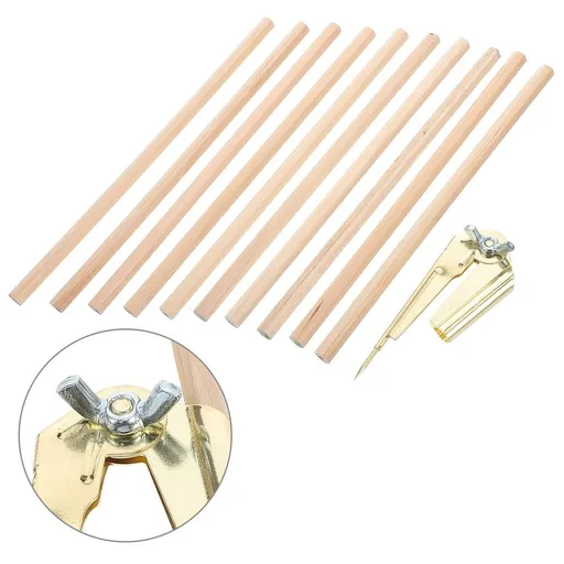 Professional Woodworking Compass Set and Drawing Tool with Pencil for Precise Art Class Measurements