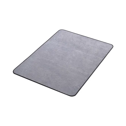 Chair Mat, 915 x 1225 mm Office Chair Mat for Hard Floors, Floor Protector for Rolling Chairs, Corduroy Surface, Non-Slip & Easy to Clean, Smooth Glide Under Desk Rug for Home Office (Grey)